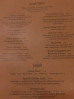 Fathom's Restaurant menu