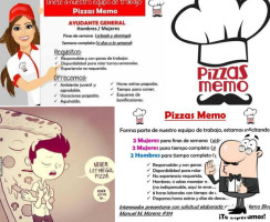 Pizzas Memo menu