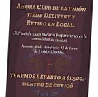 Club De La Union Curico menu