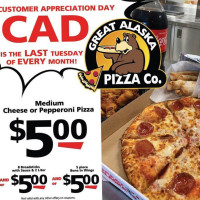 Great Alaska Pizza Company food