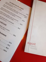 Dupont Versailles menu