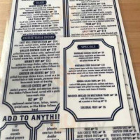 Whitmans menu