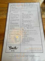 Smith Co menu