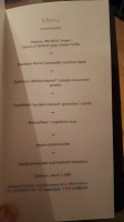 Tilia menu