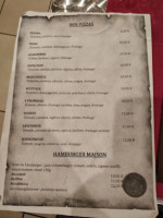 L'oustal D'isa menu