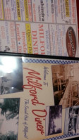 Milford Diner menu