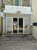 La Socca Pizza food