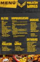 Malecon Wings menu