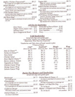 The Village Haus menu