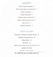 Kyma Seafood Grill menu