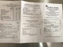 Rs Subs More menu
