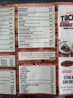 Stars And Stripes Taco Shop menu