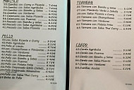 Ciudad Nan Hai menu