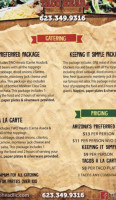 Taco Head Food Cart menu