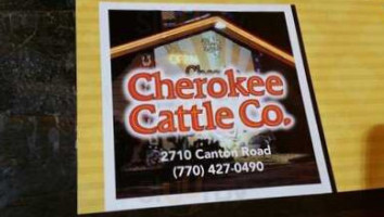 Cherokee Cattle Co food