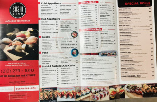 Sushi Star menu