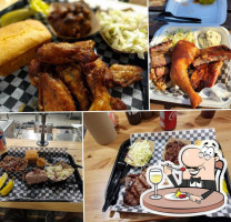 Blue Haze Barbecue food