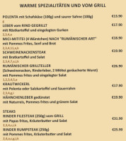 Romanesc In Muenchen Pschorr-krug. menu