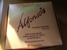 Alfonso's Pastry Shoppe food