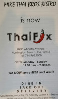 Thai Fix food