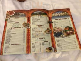 Sofia's Pizza menu