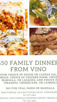 Vino Italian Bistro food