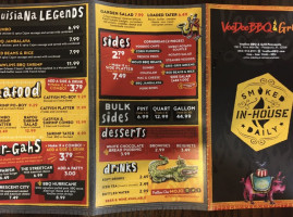 Voodoo Bbq Grill menu