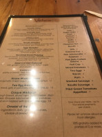 Vacherie Cafe menu