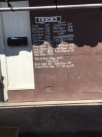 Tricks Barbecue menu