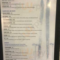 Rocky Mountain Oyster Cafe menu