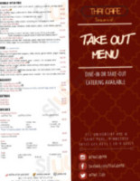 Thai Café menu