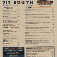 717 South menu
