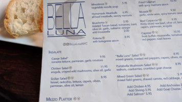 Bella Luna Nyc menu