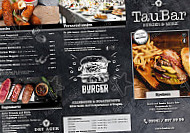 Taubar Burger&more menu