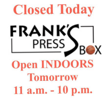 Frank's Press Box inside