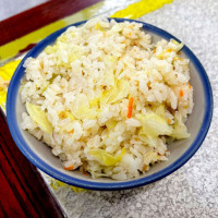 Cabbage Rice And Pork Rib Soup food