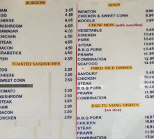 Tuakau Takeaways menu