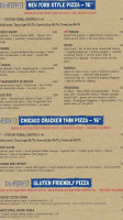 Blue Pan Pizza menu