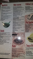 Aderet menu