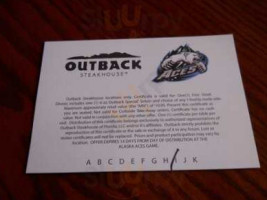 Outback Steakhouse inside