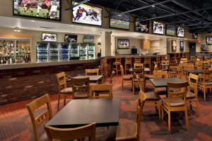 The Red Zone Premium Sports Bar inside