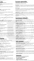 Commonwealth Tavern menu