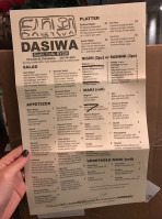 Dasiwa menu