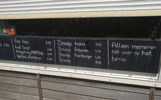 Strandpaviljoen Bluv menu