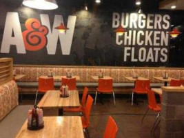 A W Burgers Chicken Floats inside