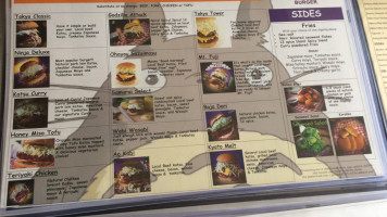 Katsu Burger menu