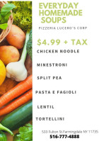 Pizzeria Lucero's Corp menu