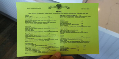 Mami Cheli’s menu