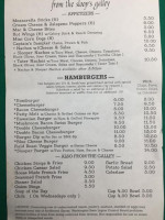 Sloop Tavern menu