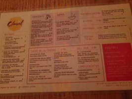 Clavel menu